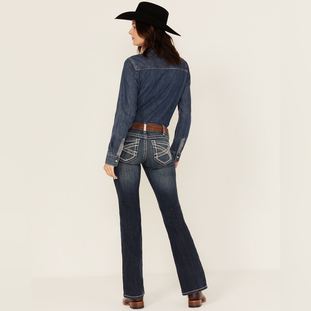 Ariat Mid-Rise Boot Cut REAL Riding Jeans